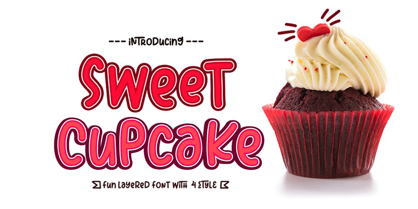 Шрифт Sweet Cupcake